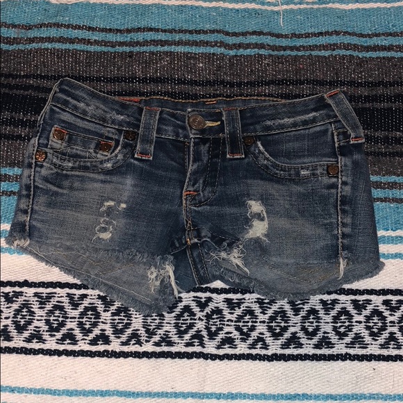 True Religion Size 24 Shorts 💙 - Picture 2 of 5